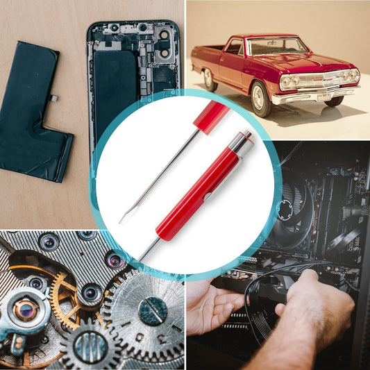 (10) TEN for Snap on Pocket Screwdriver, Flat Tip Screwdrivers, RED ~ Magnetic .NEW. R86855