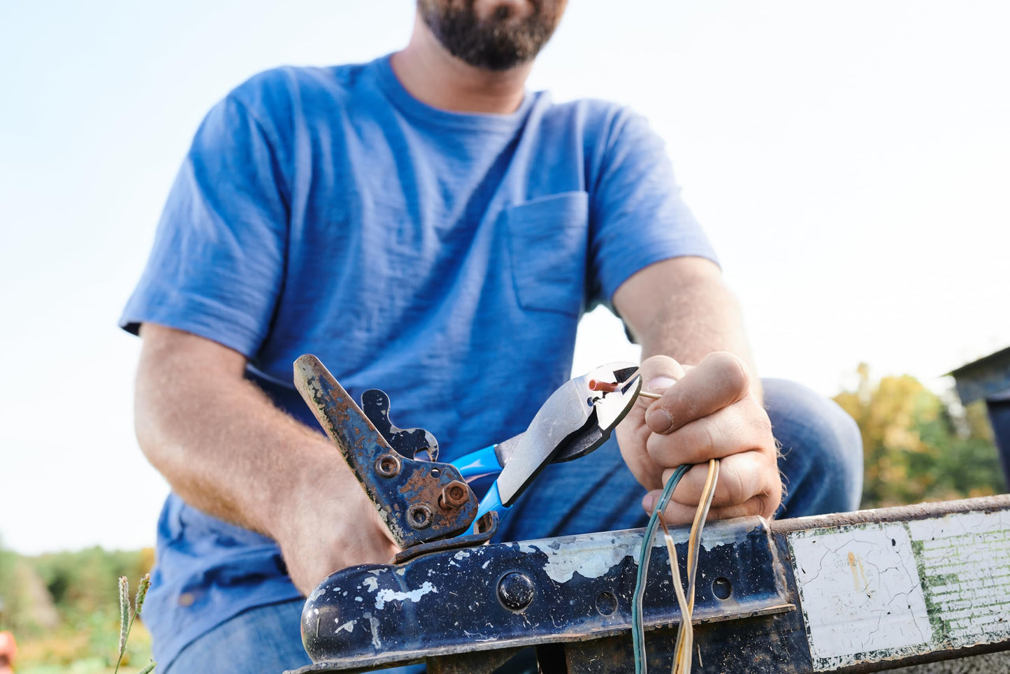 Channellock 909 9.5-Inch Wire Crimping Tool | Electrician's Terminal Crimp Pliers with Cutter are Designed for Insulated and Non-Insulated Connections