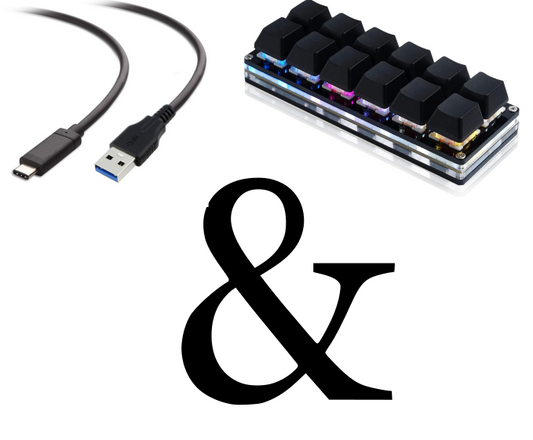 12-Key Keypad And USB Cable