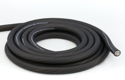 KnuKonceptz Kolossus Flex Kable OFC 0 Gauge Power Wire Copper Cable Black 1/0 AWG