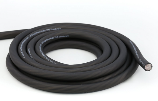 KnuKonceptz Kolossus Flex Kable OFC 0 Gauge Power Wire Copper Cable Black 1/0 AWG